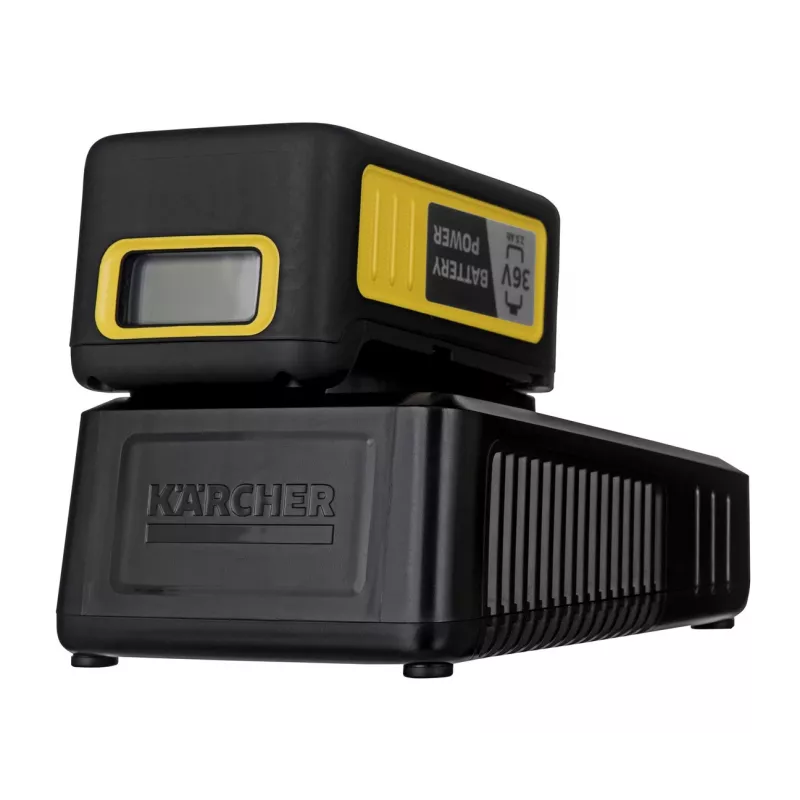 Aku ja laadija komplekt Karcher Starter kit Battery Power 36/25 — 36 V, 2500 mAh, kollane