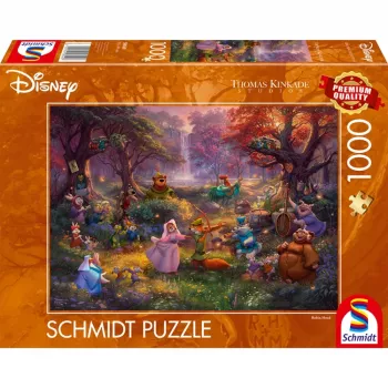 Thomas Kinkade Studios: Disney - Robin Hood, 1000-osaline pusle