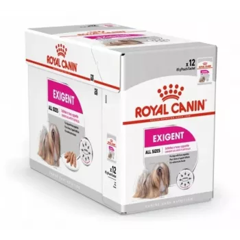 ROYAL CANIN Exigent Meat Universal märg koeratoit 12×85 g — linnuliha, täiskasvanud, valivale koerale