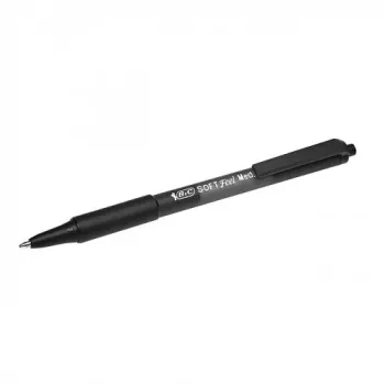 BIC pastapliiatsid SOFTFEEL CLIC 1,0 mm, must, 1 tk. 914360