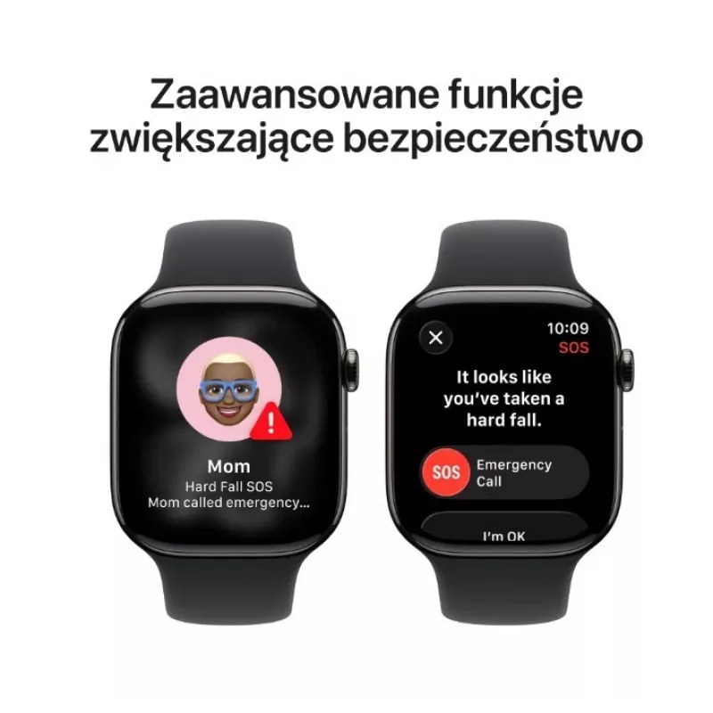 Nutikell Apple Watch Series 11 GPS + Cellular 42mm Slate Titaanist korpus Must Sport Rihm S/M