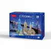 3D pusle CubicFun New York City City Line, 123 tükki, 370×420 mm, vanusele 8+