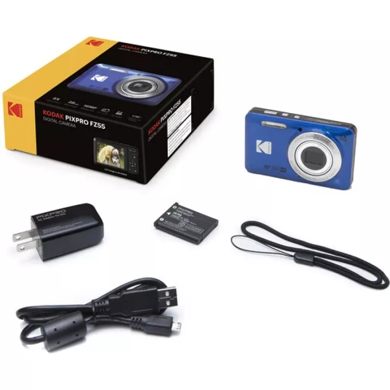 Kodak PIXPRO FZ55 1/2,3 kompaktkaamera 16 MP CMOS 4608 x 3456 pikslit sinine (FZ55BL)