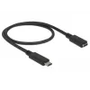 USB-kaabel DeLOCK 85532 USB 3.2 Gen 1 0,5 m USB C must