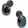 Manhattan Bluetooth kõrvasisesed kõrvaklapid, must, mikrofon, integreeritud juhtnupud, higikindel, müraisolatsioon, 5-tunnine kasutusaeg, maksimaalne ulatus 10 m, laadimisümbris akupangaga (1200 mAh), Bluetooth v5.0, USB-A laadimiskaabel kaasas, 3-aastane garantii