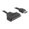 SATA kaabel DeLOCK ESATAP-100 0,5 m Must