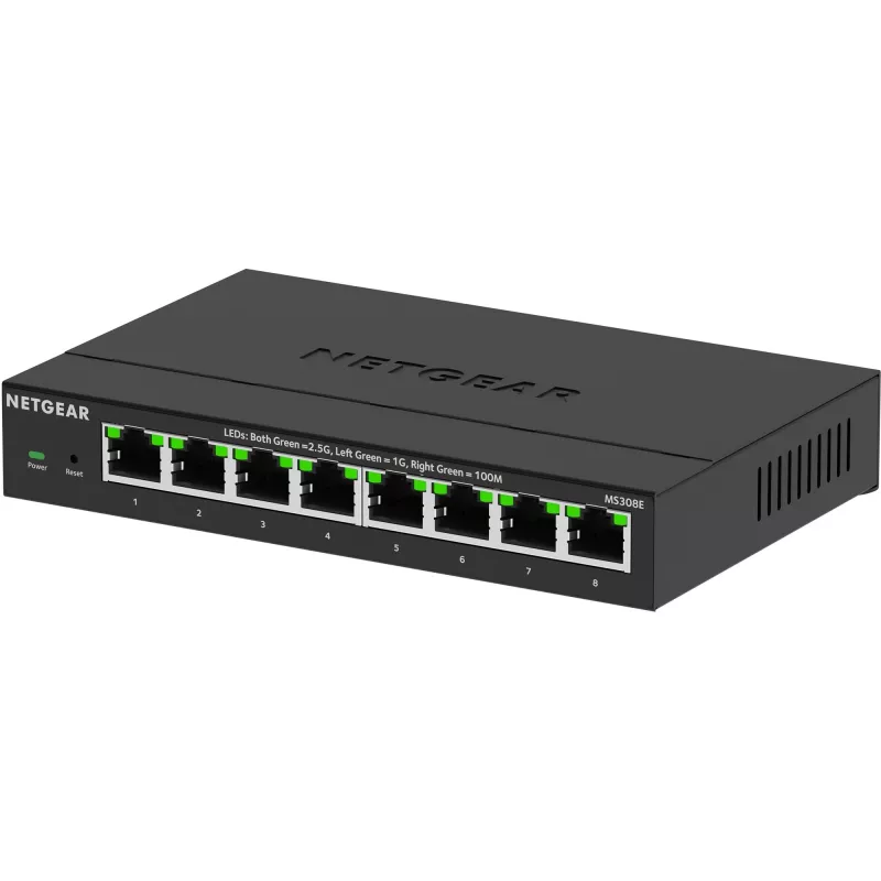 NETGEAR MS308E haldamata 2.5G Ethernet (100/1000/2500) must