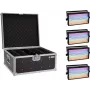 EUROLITE LED Super Strobe Set 20000679 — 4 LED-strobo valgustit koos transpordikohvriga