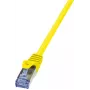 Võrgukaabel LogiLink 1m Cat.6A RJ-45 S/FTP kollane