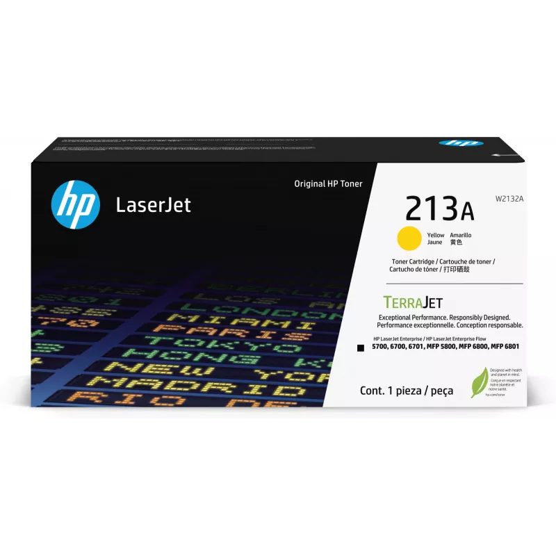 HP 213A kollane originaal LaserJet toonerikassett, 3000 lehekülge, kollane, 1 tk