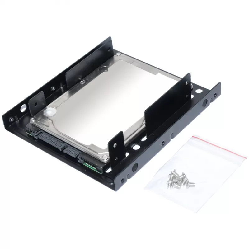 Kinnitusraam ultron Sisemine 2x2,5 SSD/HDD Metall must (377215)
