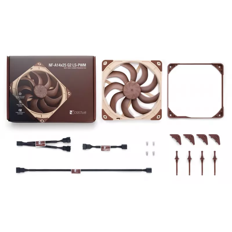 Noctua NF-A14X25 G2 LS-PWM 140mm korpuse ventilaator