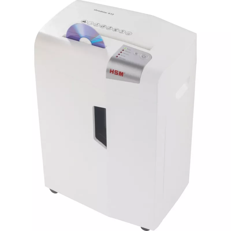HSM shredstar X13 dokumendipurustaja, 4 x 37 mm + eraldi CD-lõikemehhanism