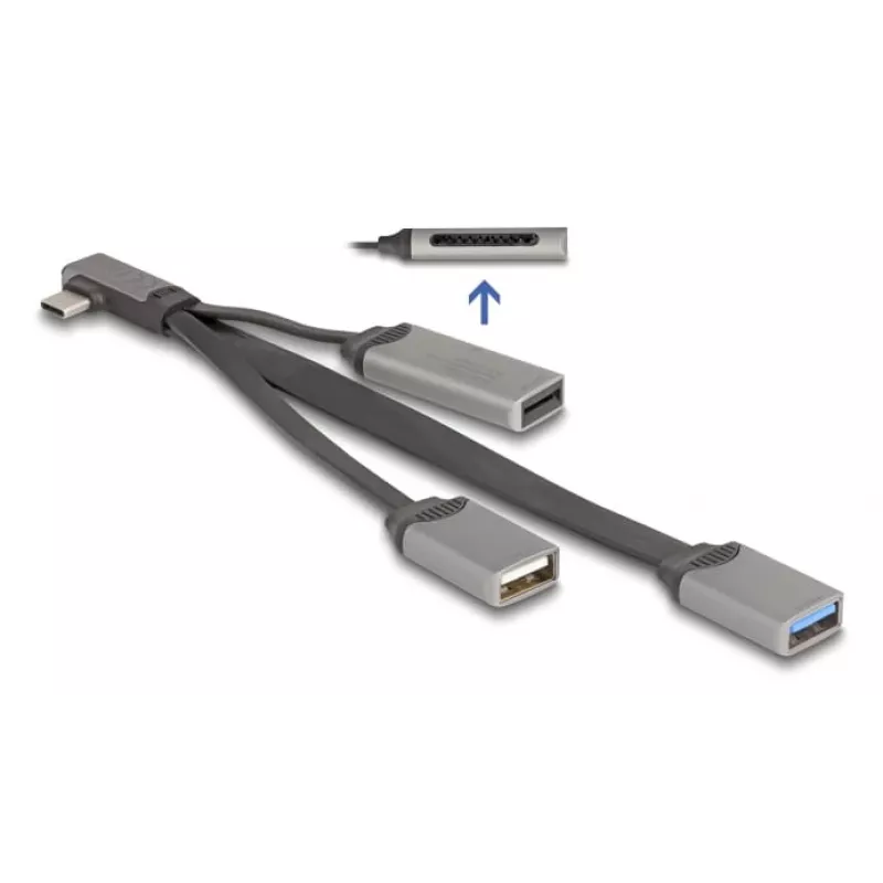 DeLOCK 64303 USB 3.2 Gen 1 USB-C Hub 5000 Mbit/s Hall