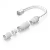 Võrgukaabel Ubiquiti UACC-Cable-Extender-C6A RJ-45 Cat6a 0,185 m valge