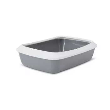 Litter tray Savic IRIZ 42 cm with rim — plastik cat litter box, 420×310×125 mm, hall