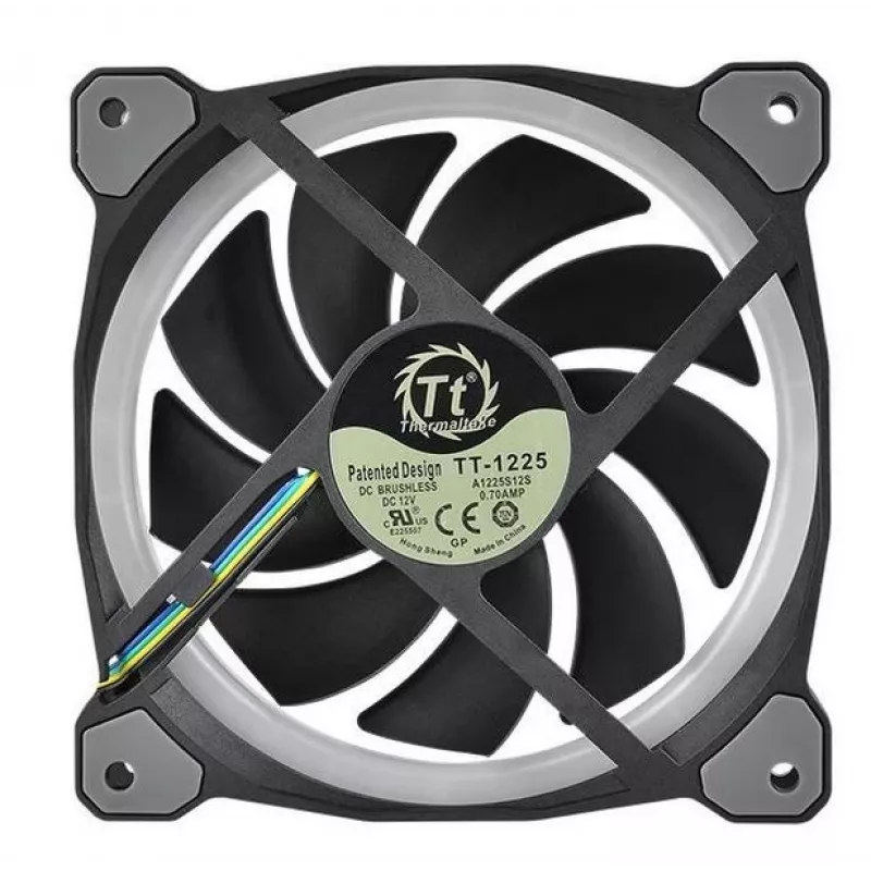 Thermaltake Riing 12 RGB Plus TT Premium Edition korpuse ventilaator, 3 tk, 120 mm