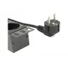 Toitejaotusseade GEMBIRD EG-PDU-014 — 8× Type F pistikupesa, 16 A, 3 m kaabel, 1U rack, 3680 W, must