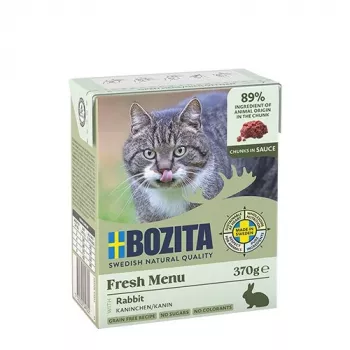 BOZITA Rabbit in Sauce - märg kassitoit - 370g