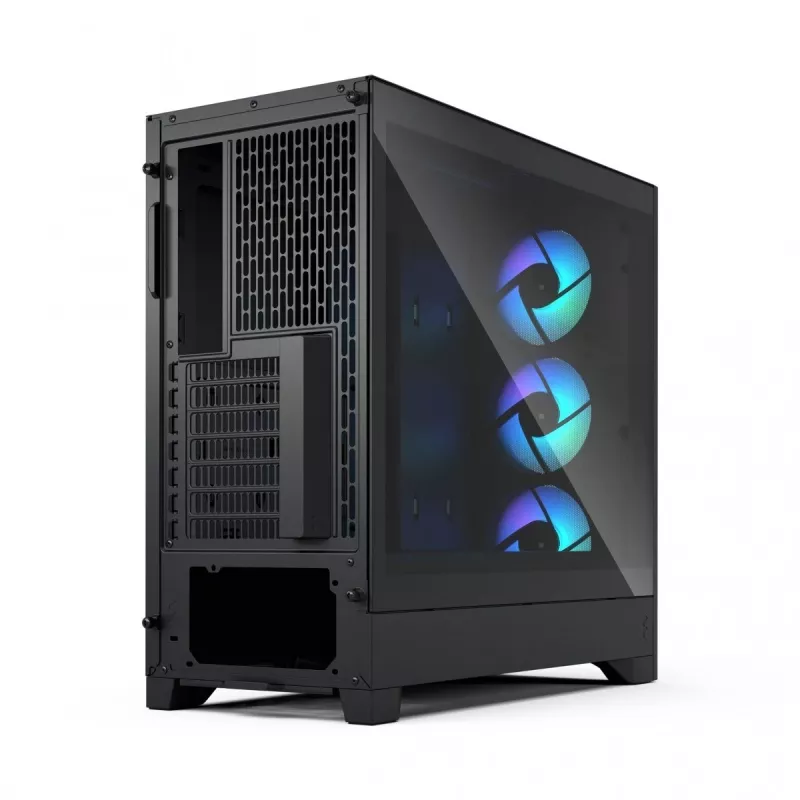 Fractal Design Pop 2 Air Must Solid mid-torniga arvutikorpus — ATX tugi, 3x 120 mm esiventilaatorit, 2,5/3,5 tollised kettapesad, 215×481×462 mm