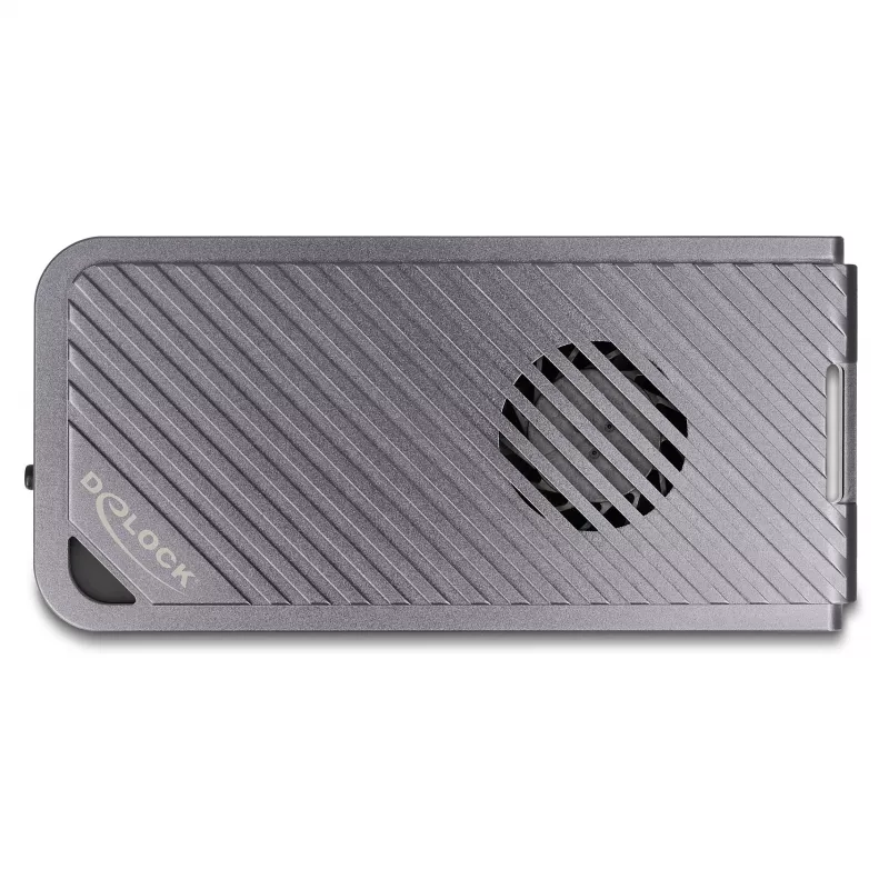 SSD-korpus DELOCK 42025 1 × M.2 jaoks (PCIe, USB4 Gen4, USB-C) Hall, alumiinium