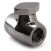 XSPC G1/4 kuulventiil, messingkorpus must-kroom viimistlusega, mudel WASC-504