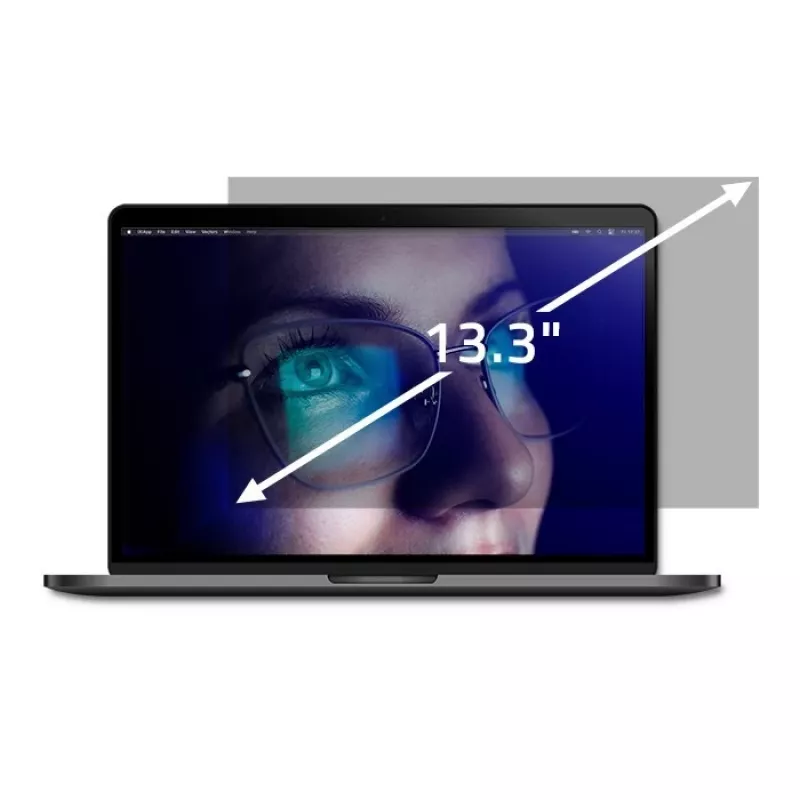 Qoltec 51050 Filtri privaatsuseks ekraanile (13,3) (11,59, 16:9), kaitsekile sülearvutile