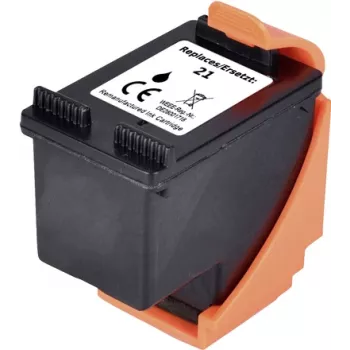 Renkforce tint asendab HP 21 (C9351A) ühilduv Must RF-I-HP21BK RF-5718850 (RF-5718850)
