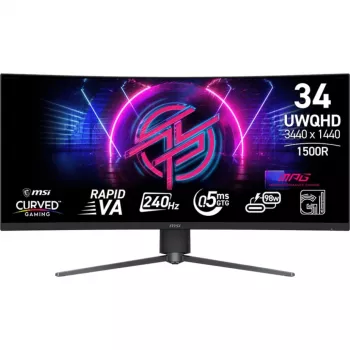 Monitor MSI MPG 346CQRFDE X24 34-tolline kaarjas Rapid VA 3440 x 1440