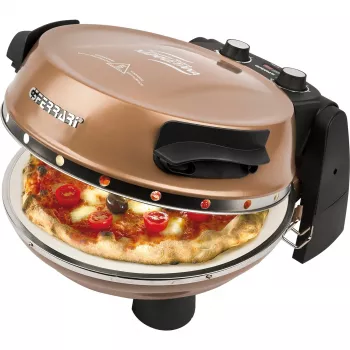 Pizza Oven Napoletana (Copper, 1.200 Watt, for Pizza Ø 31cm, 2 stones)