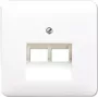 Seinapistikupesa RJ-45 JUNG CD 569-2 UA WW Valge — Termoplast