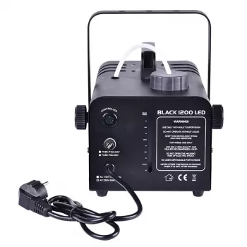 Udusuitsugeneraator Light4Me Must 1200 1200W, 3 L paak, 4 lampi, 340 m³/min läbilaskevõime