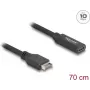 DeLOCK USB-kaabel Type-E Key A 20 kontaktiga isane USB USB-C emasele 70 cm