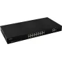 PULSAR SF116 võrgulüliti hallatav Kiire Ethernet (10/100) Power over Ethernet (PoE) 1U Must