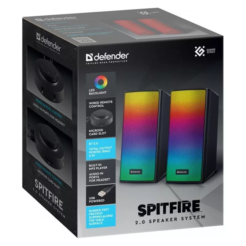 PC KÕLARID SPITFIRE 2.0 6W LED USB