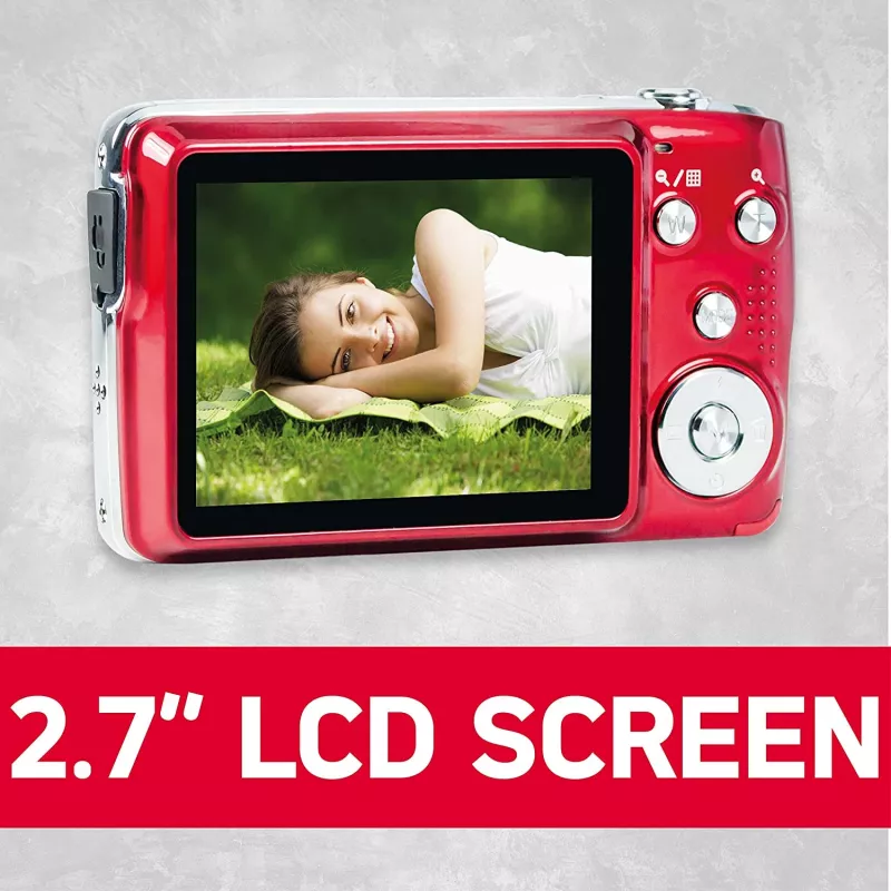 AgfaPhoto Compact Realishot DC8200 1/3.2 Kompaktkaamera 18 MP CMOS 4896 x 3672 pikslit Punane (DC8200RD)