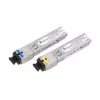 SFP WDM kiudoptika transiiverpaar Extralink 1.25G 1310/1550nm ühemoodiline 3km SC DOM