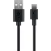 Goobay | USB-C laadimis- ja sünkroonimiskaabel (USB-A > USB-C) | 38675 | Must | RJ-45 | RJ-45 90°