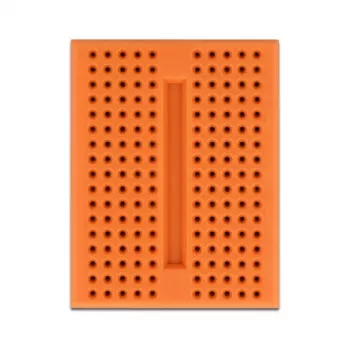Breadboard DELOCK 18319, plastist prototüüpplaat, oranž, 36×46×10 mm
