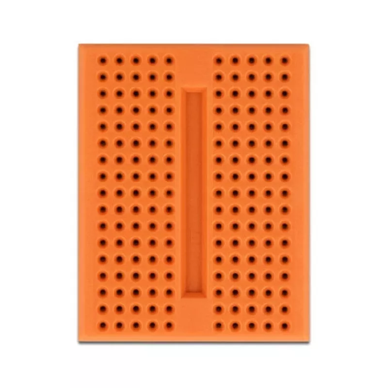 Breadboard DELOCK 18319, plastist prototüüpplaat, oranž, 36×46×10 mm