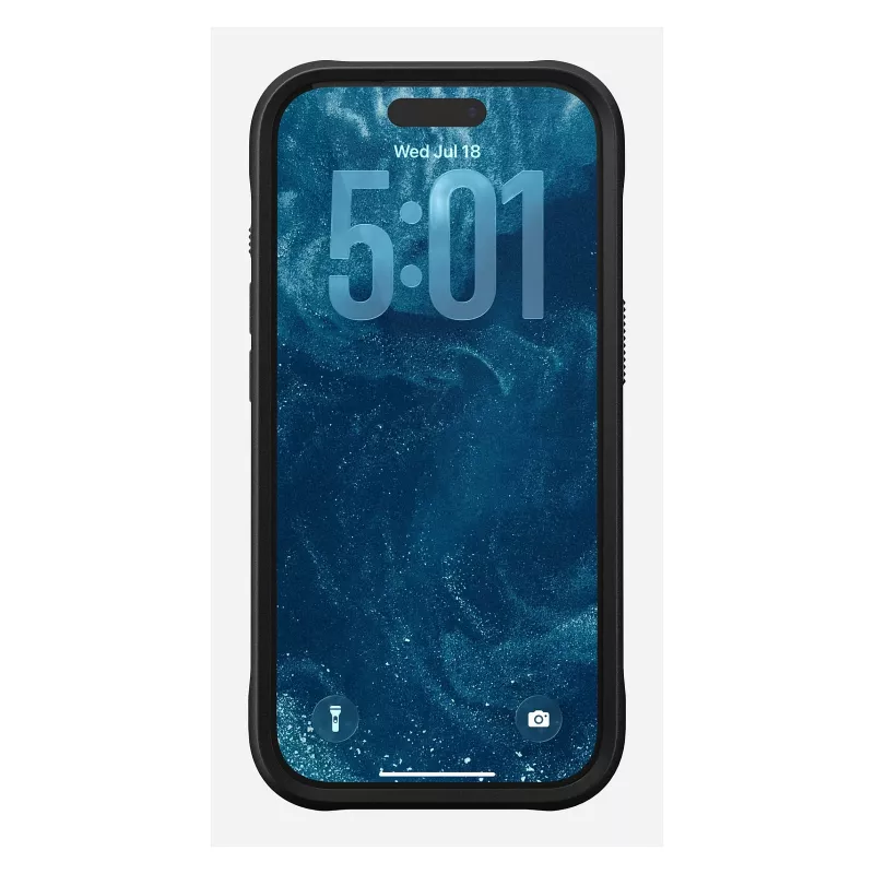 Mobiiltelefoni ümbris Nomad Rugged Leather ümbris iPhone 17 Pro, 6,3 tolli (16 cm), pruun, nahk/TPU/alumiinium