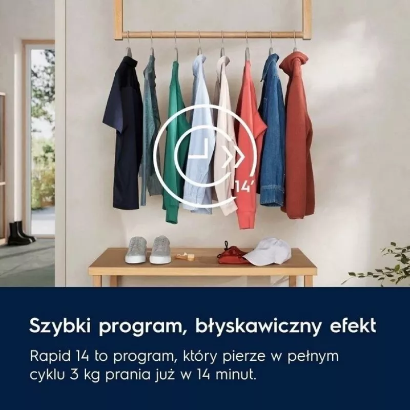 Eraldiseisev pesumasin Electrolux EW6F2484P, 8 kg, 1400 p/min, energiaklass A, 53 L trummel