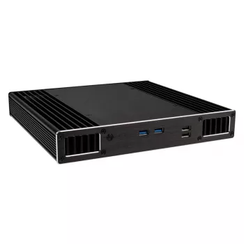 PC-korpus Akasa Plato X7D väikese kujuteguriga must