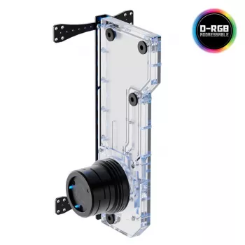 Singularity Resonance 2.0 Single D5 Distro Plate — Ühe pumba reservuaari jaotusplaat kohandatud vesijahutuse jaoks