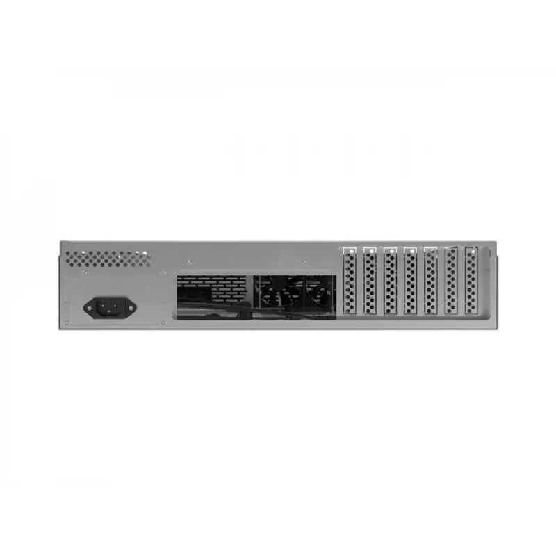 Rack Chassis Lanberg SC01-5202-12B 2U Must 3 ventilaatorit HDD+SSD