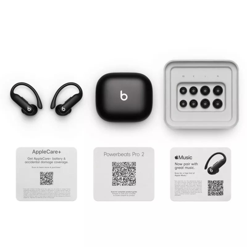 Beats Powerbeats Pro 2 kõrvaklapid, teemantmust, kõrvasisesed, juhtmevabad, MX723ZM/A