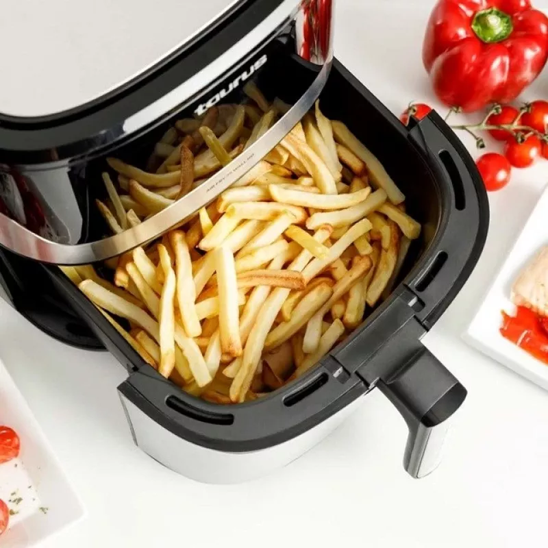 õhufritüür Taurus Air Fry 7S 1600W 6,5L, roostevaba teras, 8 programmi, 80–200°C, puutetundlik juhtimine