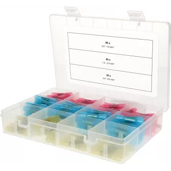 Pressimis- ja kahaneva isolatsiooniga ühenduskomplekt ks tools 970.0790 0,5–6,0 mm², 200 tk