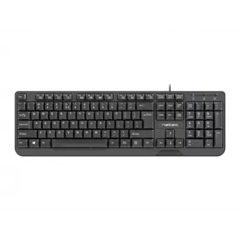NATEC KLAVIATUUR TROUT SLIM USB, USA PAIGUTUS, MUST