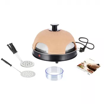 Pizza Maker Emerio PO-115985 4 Pizzas 900 W Must oranž